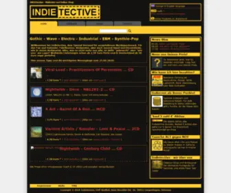 Indietective.de(Mailorder und Online) Screenshot