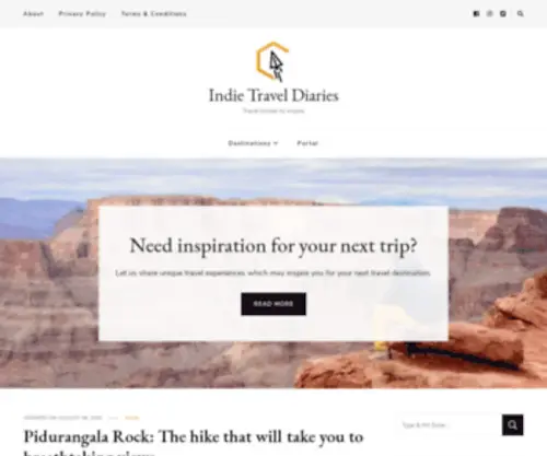 Indietraveldiaries.com(Indie Travel Diaries) Screenshot