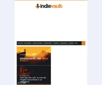 Indievault.it(Notizie e recensioni su Giochi Indie e sviluppo di videogiochi indipendenti) Screenshot