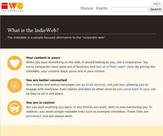 Indieweb.org(Indieweb) Screenshot