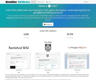 Indiewikis.com(Indie Wikis) Screenshot