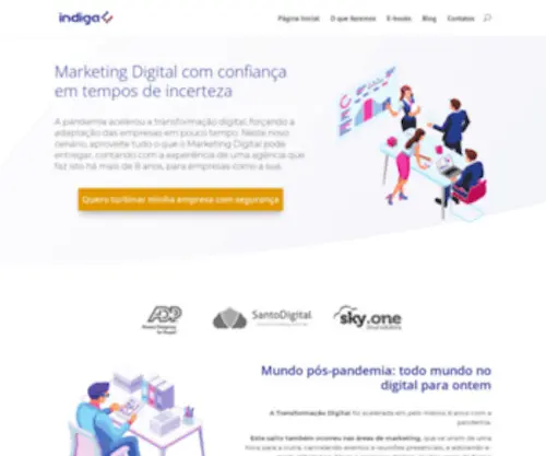 Indiga.com.br(Agência) Screenshot