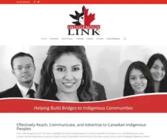 Indigenous.link(Helping Build Bridges to Indigenous Communities) Screenshot