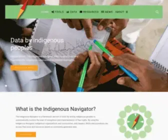 Indigenousnavigator.com(The Indigenous Navigator) Screenshot