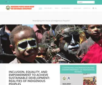 Indigenouspeoples-SDG.org(IPMG SDGs) Screenshot