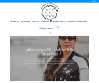 Indigenouswomenrising.org(Indigenous Women of the Americas) Screenshot