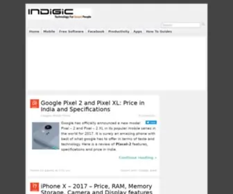 Indigic.com(Google) Screenshot