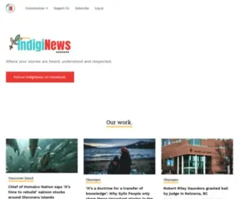 Indiginews.com(IndigiNews) Screenshot