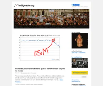 Indignado.org(Indignados) Screenshot