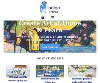 Indigoartbox.com(Indigo Artbox) Screenshot