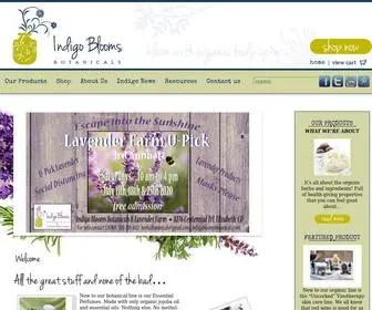 Indigobloomsbotanicals.com(Indigo Blooms Botanicals) Screenshot