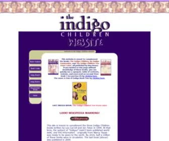 Indigochild.com(INDIGO CHILDREN) Screenshot