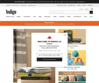 Indigo.com(Canada's Biggest Bookstore) Screenshot