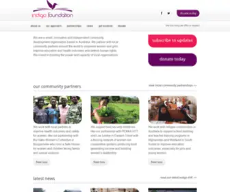 Indigofoundation.org(Indigo foundation) Screenshot