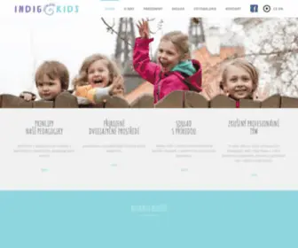 Indigokids.cz(Indigo Kids) Screenshot