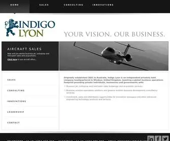 Indigolyon.com(Aircraft Sales) Screenshot