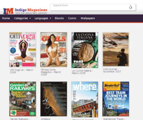 Indigomagazines.com(Indigomagazines) Screenshot