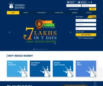 Indigorummy.com(Indigo Rummy) Screenshot