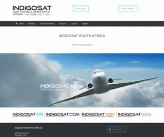 Indigosat.com(IndigoSat) Screenshot