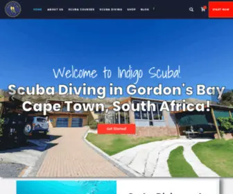 Indigoscuba.com(Scuba Diving and Scuba Courses) Screenshot