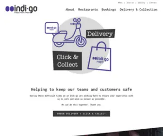 Indigostreetfood.com(The Incredible Indian Eatery) Screenshot