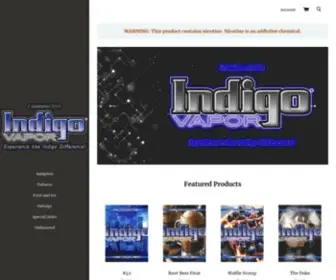Indigovapor.com(Indigo Vapor) Screenshot