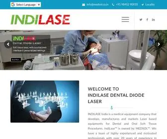 Indilase.com(IndiLase Dental Diode Laser) Screenshot