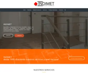 Indimetinox.com(Ofrece a sus clientes un equipo joven y preparado) Screenshot