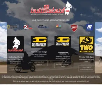 Indimotard.com(Motorcycle Tours) Screenshot