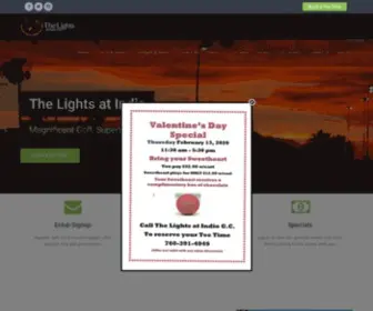 Indiogolf.com(The Lights at Indio Golf Course) Screenshot