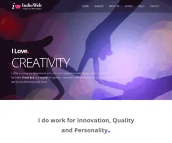 Indiowebsolution.in(A Professional Websites Solution) Screenshot