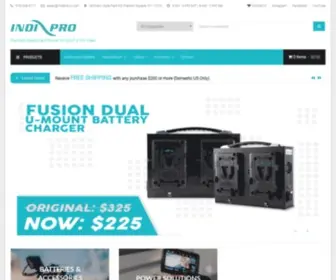 Indiproco.com(Premium Battery and Power for DSLR & Pro Video) Screenshot