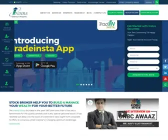 Indiratrade.com(Indira Securities) Screenshot
