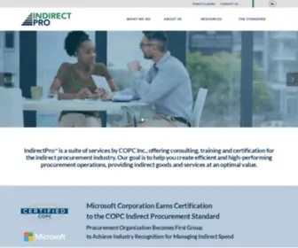 Indirectpro.com(IndirectPro by COPC Inc) Screenshot