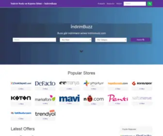 Indirimbuzz.com(Ndirim Kodu ve Kuponu Sitesi) Screenshot