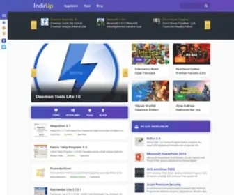 Indirup.com(Teknoloji, Program ve Uygulama Sitesi) Screenshot