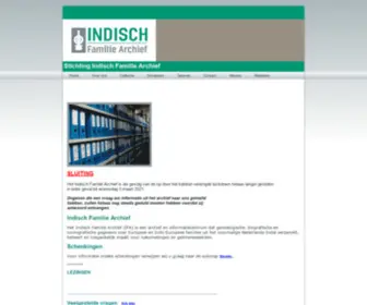 Indischfamiliearchief.nl(Indisch Familie Archief) Screenshot