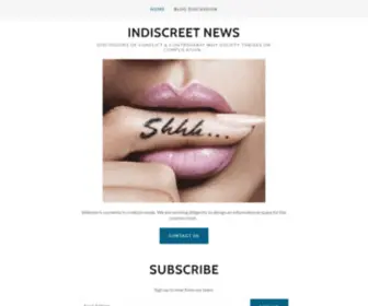 Indiscreetnews.com(Indiscreet News) Screenshot