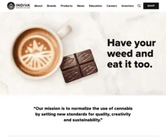 Indiva.ca(Licensed Canadian Cannabis Producer INDIVA) Screenshot