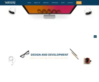 Indiventy.com(IT Company) Screenshot