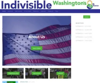 Indivisible-WA8.com(Washington's 8th District) Screenshot