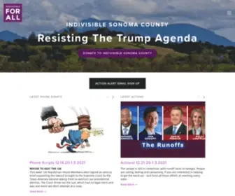 Indivisiblesoco.com(Indivisible Sonoma County) Screenshot