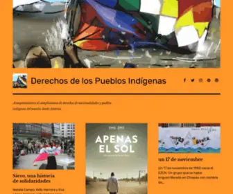 Indixenas.com(Derechos de los Pueblos Indígenas) Screenshot