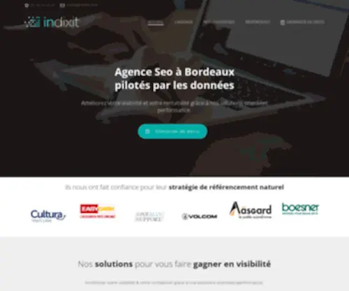 Indixit.com(Agence de référencement naturel à Bordeaux) Screenshot