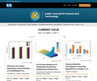 INDJST.org(Indian Journal of Science and Technology) Screenshot