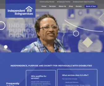 Indliving.org(Independent Living Services) Screenshot