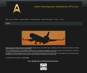 Indo-Aerospace.com(Indo Aerospace Solutions Pvt Ltd) Screenshot