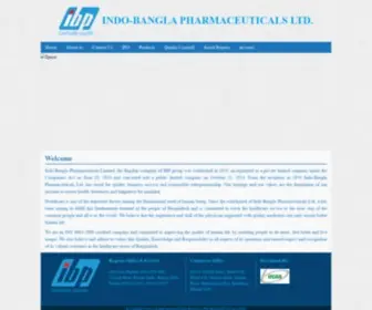 Indo-Banglapharma.com(Indo-Bangla Pharmaceuticals Limited) Screenshot