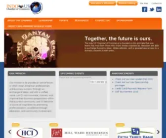 Indo-US.org(Chamber of Commerce) Screenshot