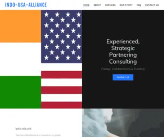 Indo-USA-Alliance.com(Indo USA Alliance) Screenshot